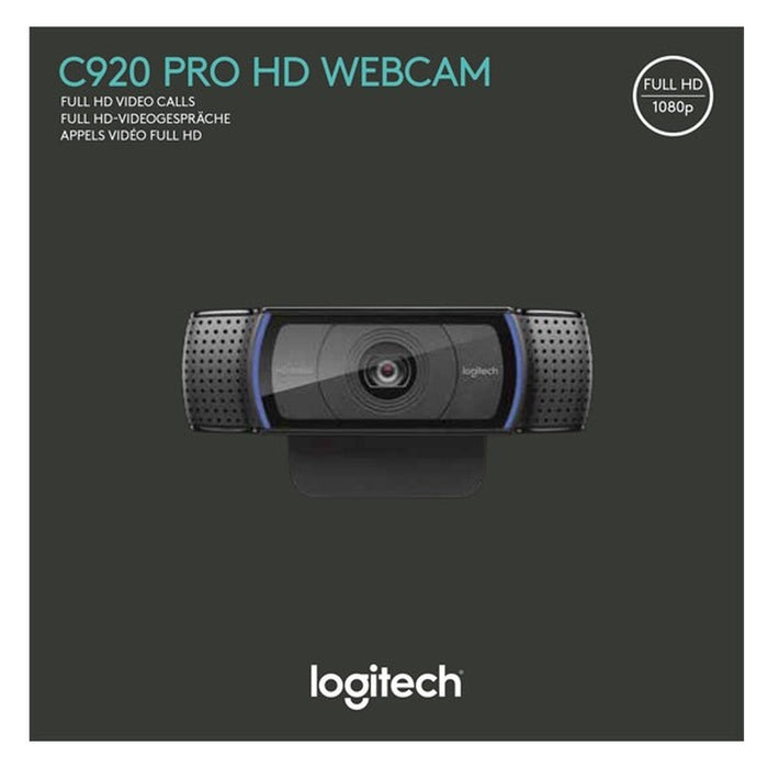 Logitech Webcam USB 15MP FullHD, LOGITECH C920