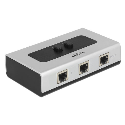 Produktbild Netzwerk-Switch - Delock 87673 Schnittstellen-Hub 1000 Mbit/s Schwarz, Grau