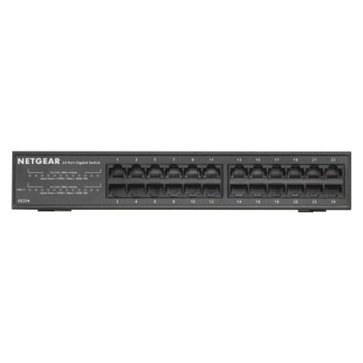 Produktbild Netzwerk-Switch - NETGEAR GS324 Unmanaged Gigabit Ethernet (10/100/1000) Schwarz