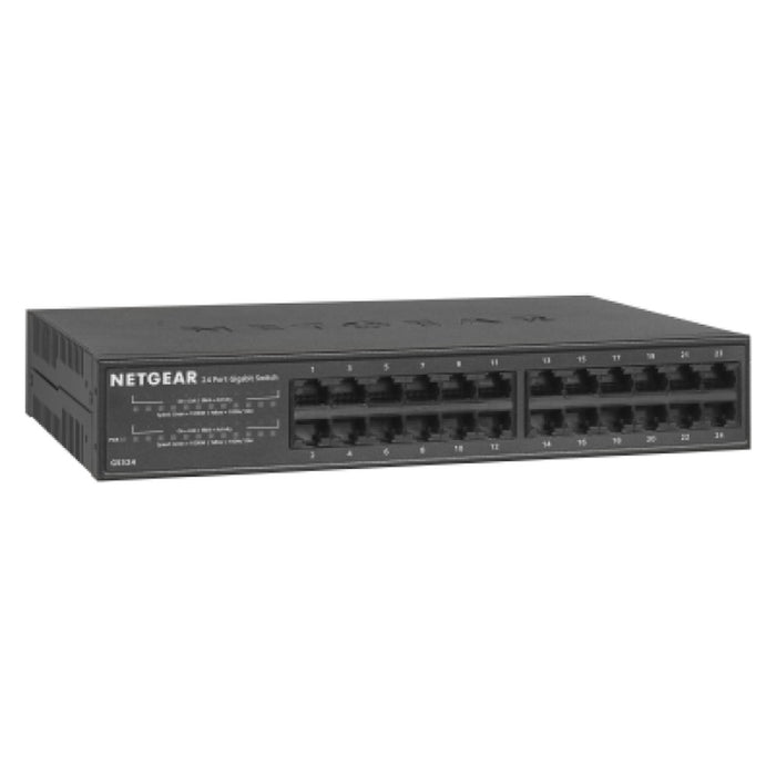 NETGEAR GS324 Unmanaged Gigabit Ethernet (10/100/1000) Schwarz