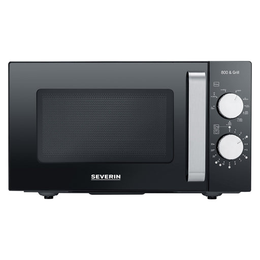 Produktbild Mikrowelle - Severin MW 7762 Mikrowelle 20 l 800 W Schwarz, Edelstahl