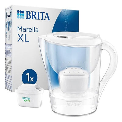 Wasserfilter-Kanne Marella XL weiß