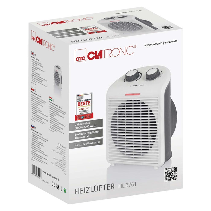 CTC Clatronic Heizlüfter 1000/2000W CTC HL 3761