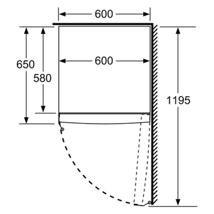 Bosch MDA Gefriergerät Serie4 GSN36VWEP