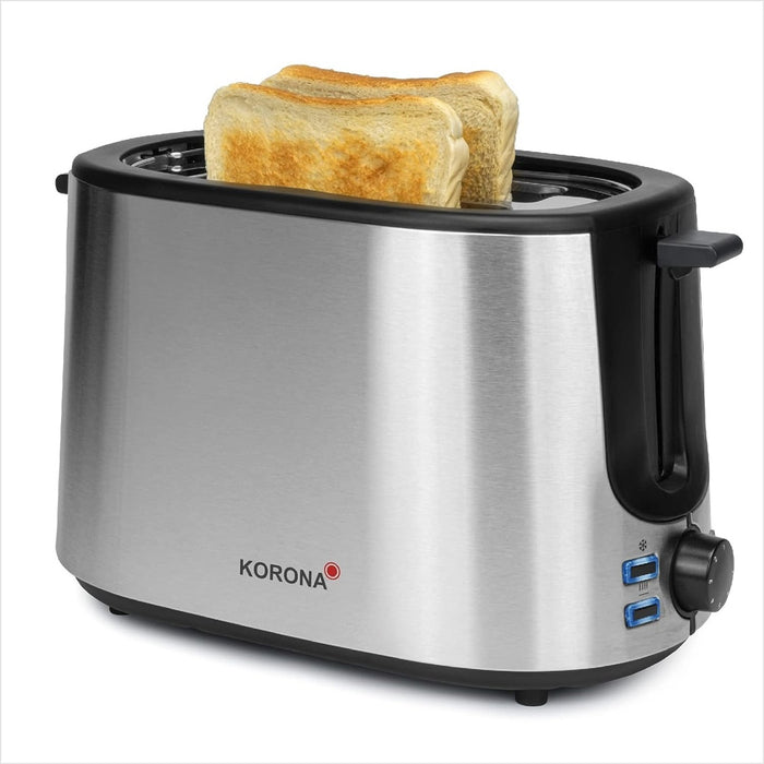 Korona 21255 2-Scheiben Toaster 1000 W Edelstahl / Schwarz