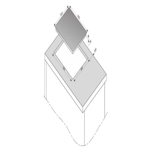 Produktbild Induktions-Kochfeld - Amica EB-Autark-Kochfeld Indukt. 60cm KMI 776 660 C