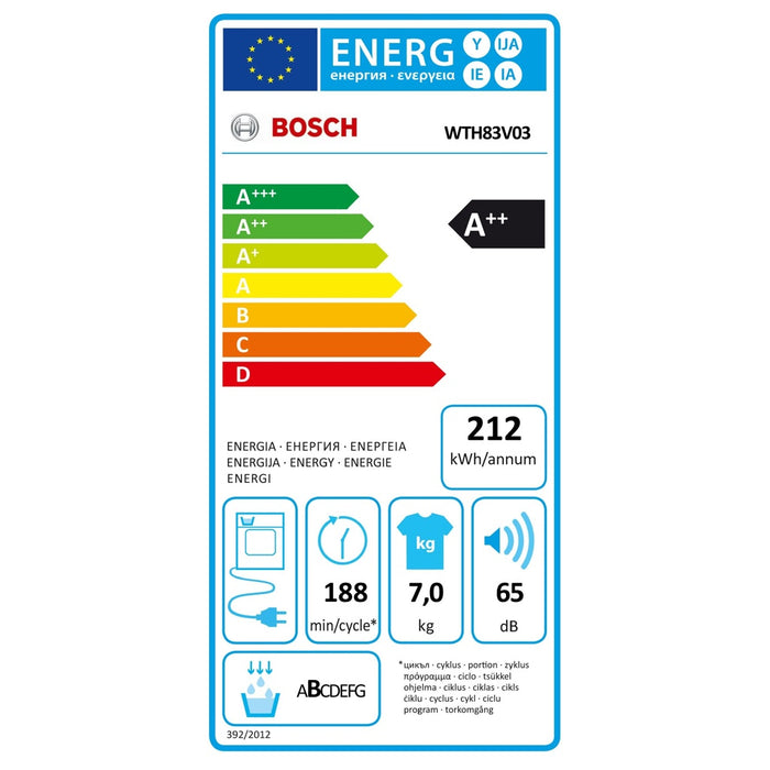 Bosch MDA Wärmepumpentrockner Serie4 WTH83V03