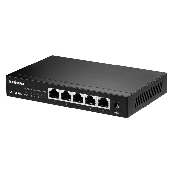 Edimax GS-1005BE Netzwerk-Switch Unmanaged L2 Gigabit Ethernet (10/100/1000) Schwarz