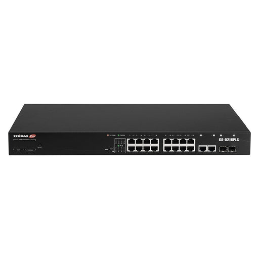 Produktbild Netzwerk-Switch - Edimax GS-5216PLC Netzwerk-Switch Managed Gigabit Ethernet (10/100/1000) Power over Ethernet (PoE)