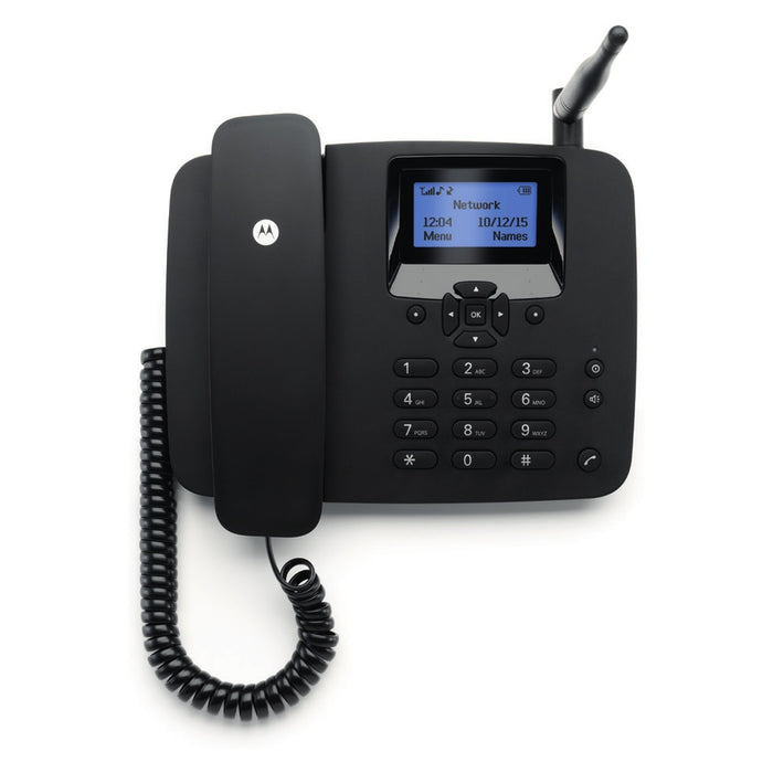 Motorola FW200L DECT-Telefon Anrufer- Identifikation Schwarz