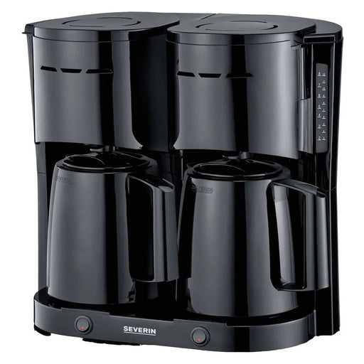 Produktbild Filterkaffeemaschine - Severin Duo-Filterkaffeemaschine KA 9315 2x1000 W mit 1 L in schwarz