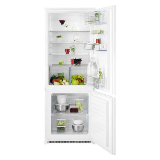 Produktbild Einbaukühlgefrierkombination - AEG OSC5S141ES Einbau-Kühl/Gefrierkombination Integriert mit Schlepptür 217 l E in weiß