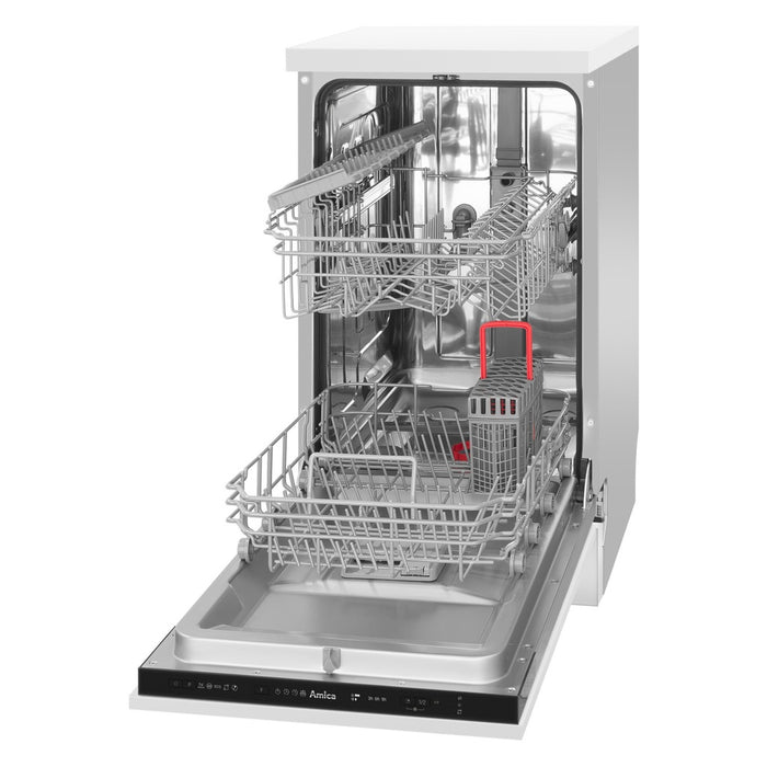 Amica EGSPV 587 921 Einbaugeschirrspüler vollintegrierbar 45 cm D