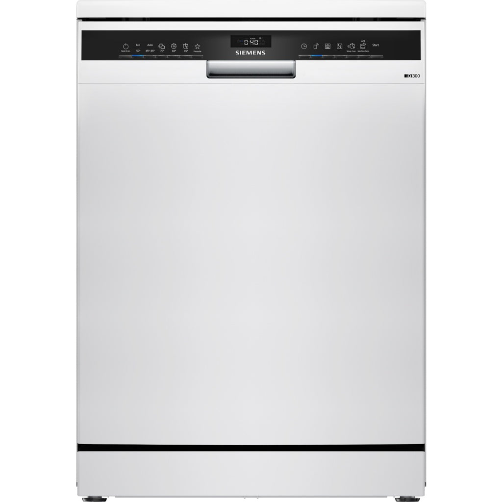 Produktbild Standgeschirrspüler - Siemens iQ300 SN23EW03ME Geschirrspüler 60 cm Freistehend 14 Maßgedecke B in weiß