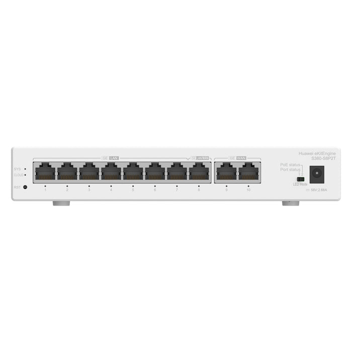 Huawei S380-S8P2T Gigabit Ethernet (10/100/1000) Power over Ethernet (PoE) Grau
