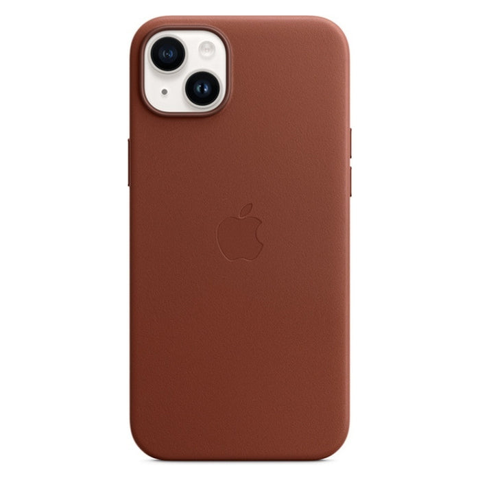 Apple Leder Case mit MagSafe für iPhone 14 Plus Umbra