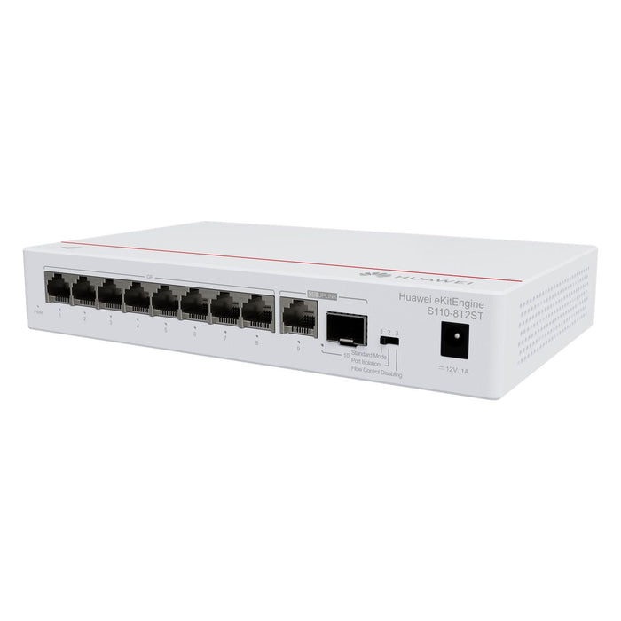 Huawei CloudEngine S110-8T2ST Power over Ethernet (PoE) Grau