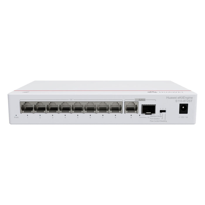 Huawei CloudEngine S110-8T2ST Power over Ethernet (PoE) Grau