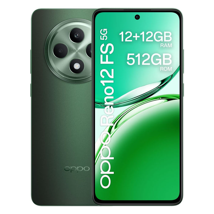 OPPO Reno12 FS 5G 16,9 cm (6.67) Dual-SIM Android 14 USB Typ-C 12 GB 512 GB 5000 mAh Grün