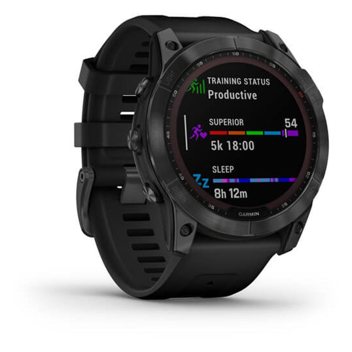 Garmin fenix 7X Solar 3,56 cm (1.4) MIP 51 mm Digital 280 x 280 Pixel Touchscreen Grau WLAN GPS