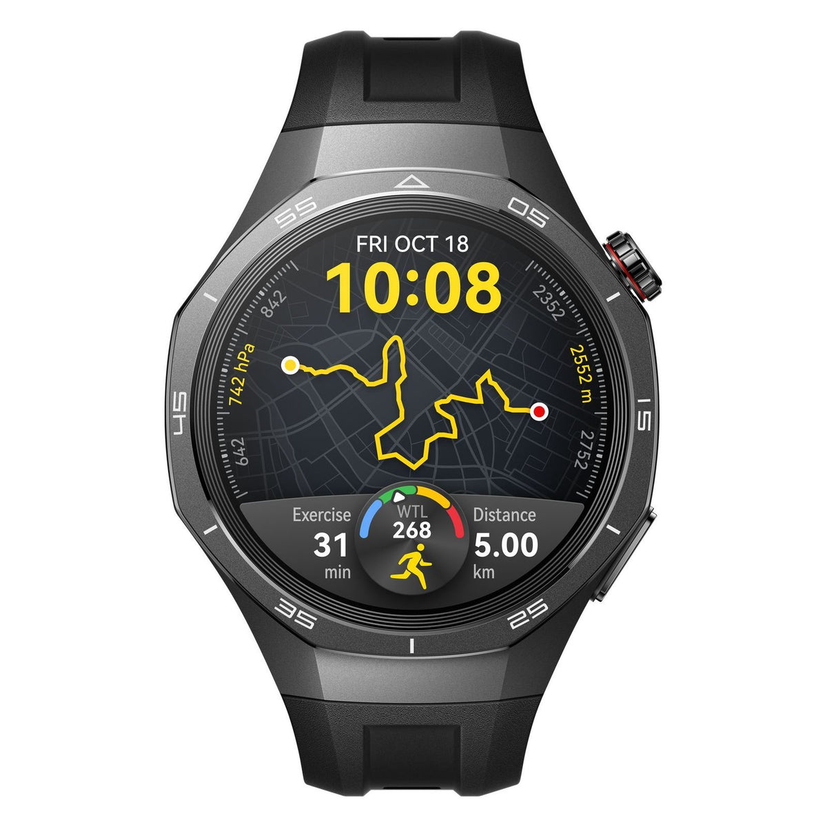 Produktbild Smartwatch - Huawei WATCH GT5 Pro 46mm 3,63 cm (1.43) AMOLED Digital 466 x 466 Pixel Schwarz GPS