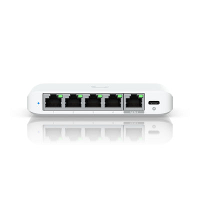 UniFi Flex Mini 2.5G Managed 2.5G Ethernet (100/1000/2500) Power over Ethernet (PoE)