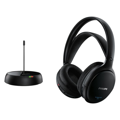Produktbild Funk-Kopfhörer - Philips SHC5200/10 Hi-Fi-Funkkopfhörer 32mm kabellos Schwarz