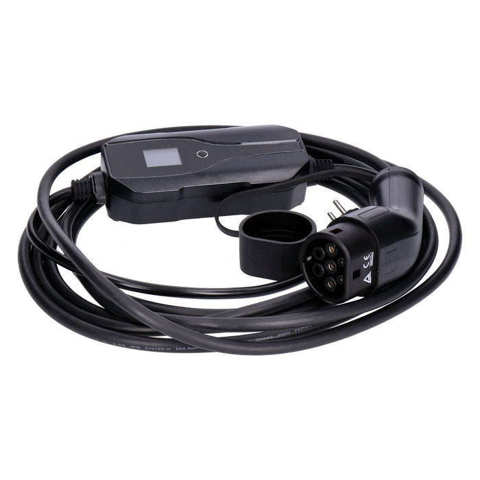 Nanpaders Ladekabel Typ 2, EV Ladegerät mit Digitalem Display