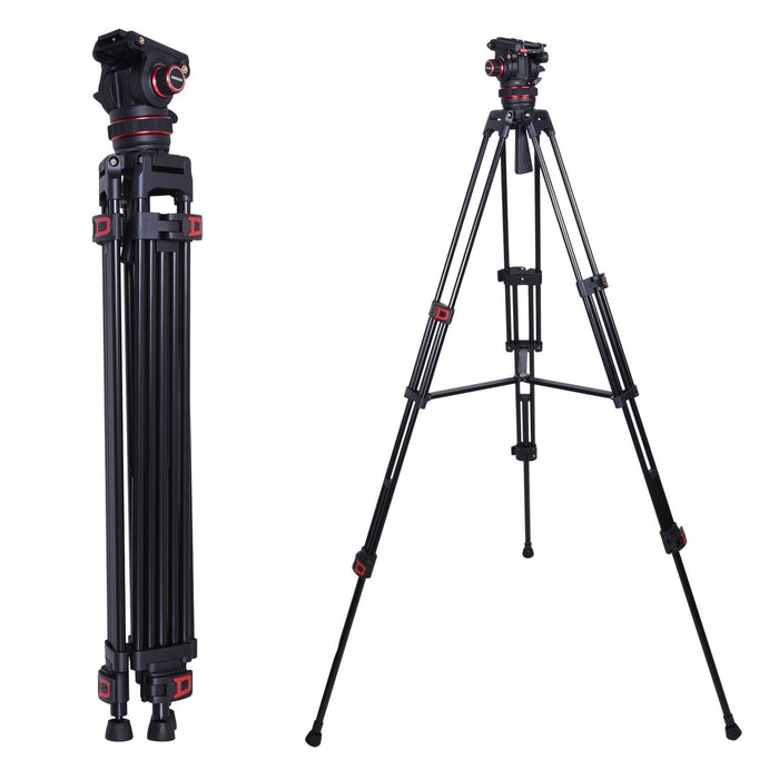 Neewer 189cm Videostativ Video Tripod mit Dämpfung