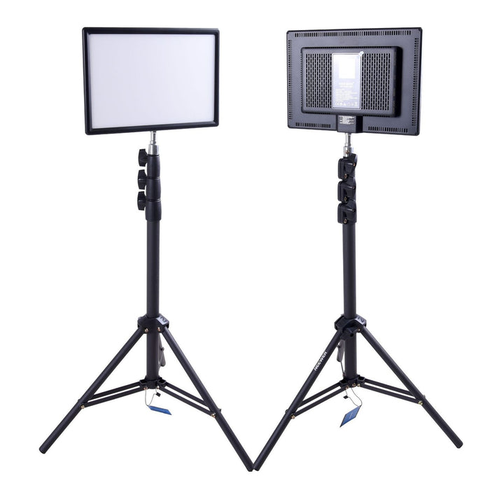 Neewer 13 LED Videolicht Panel Set mit Stativ, Str