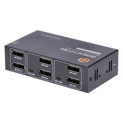 KVM Switch DisplayPort Dual Monitor 4K@60H