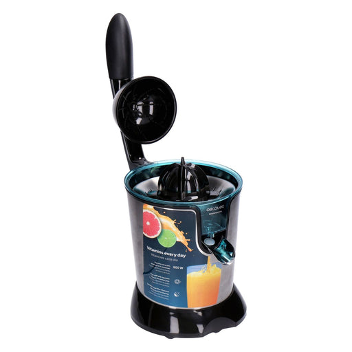 Produktbild Saftpresse - Cecotec EssentialVita PowerAdjust 600 Black Handsaftpresse 600 W Schwarz, Edelstahl