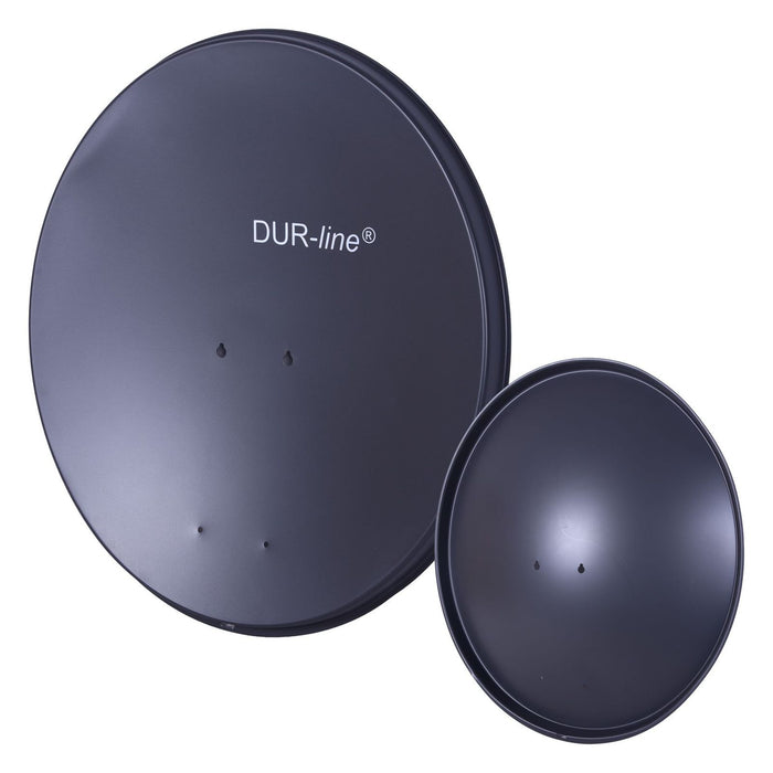 DUR-line 8 Teilnehmer Set Alu-Satelliten Komplettanlage