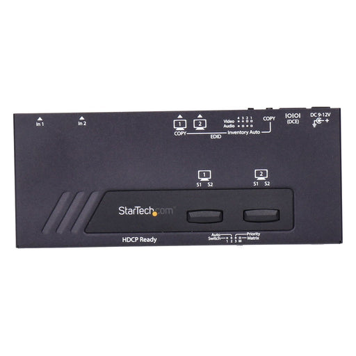 Produktbild Unmanaged Switch - StarTech.com 2x2 HDMI Matrix Switch - 4K Ultra HD