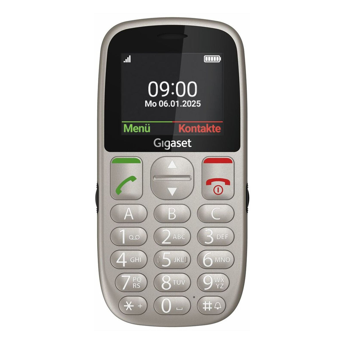 Produktbild Seniorenhandy - Gigaset GL395 5,59 cm (2.2) 90 g Grau Seniorentelefon
