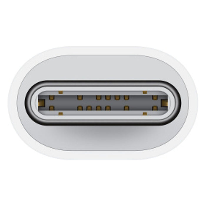 Apple MUQX3ZM/A USB-C auf Lightning Adapter Weiß