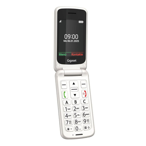 Produktbild Klapphandy - Gigaset GL595 7,11 cm (2.8) 114 g Weiß Seniorentelefon
