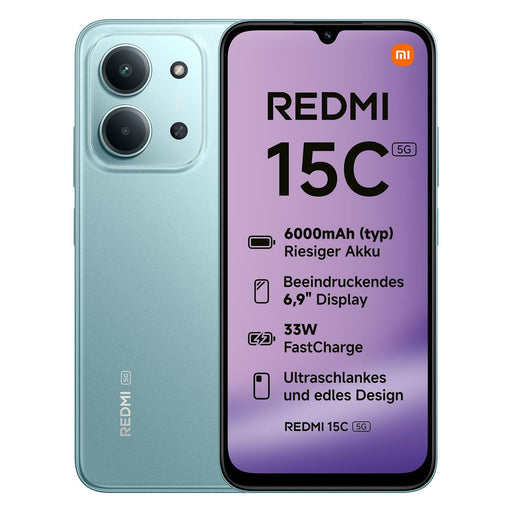 Produktbild Smartphone - Xiaomi Redmi 15C 5G Dual-SIM 256GB Mint Green
