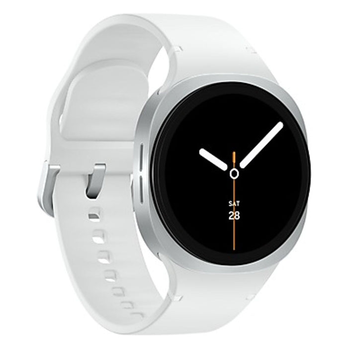 Samsung Galaxy Watch 8 3,3 cm (1.3) AMOLED 40 mm Digital 438 x 438 Pixel Touchscreen Silber WLAN