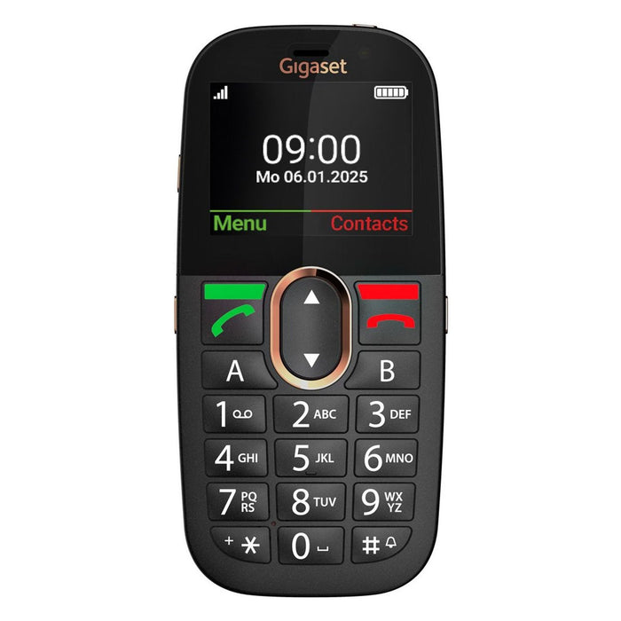 Gigaset GL695 5,87 cm (2.31) 113 g Schwarz Seniorentelefon