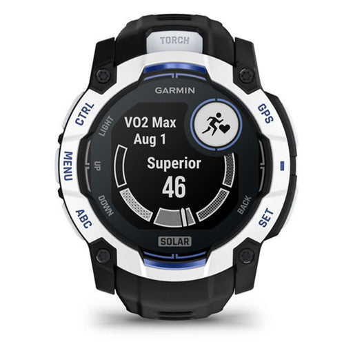 Produktbild Smartwatch - Garmin Instinct 3,05 cm (1.2) AMOLED 45 mm Digital 390 x 390 Pixel Touchscreen Schwarz, Weiß