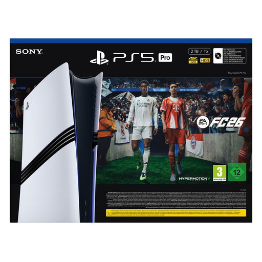 Produktbild Spielekonsole - Sony PlayStation 5 Pro + EA Sports FC 26 Bundle 2 TB WLAN Schwarz, Weiß