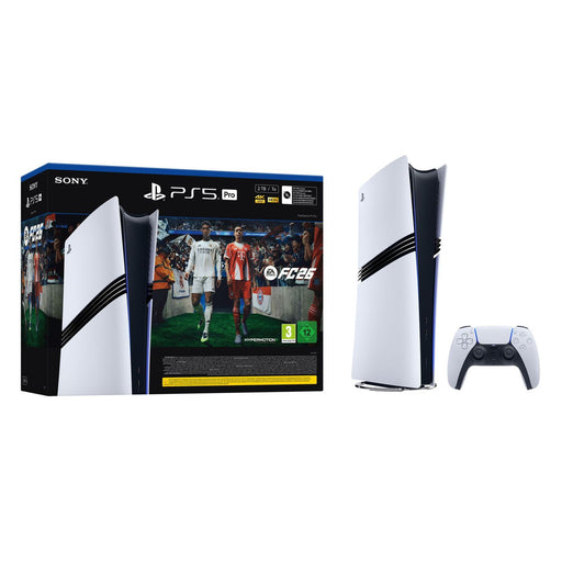 Produktbild Spielekonsole - Sony PlayStation 5 Pro + EA Sports FC 26 Bundle 2 TB WLAN Schwarz, Weiß