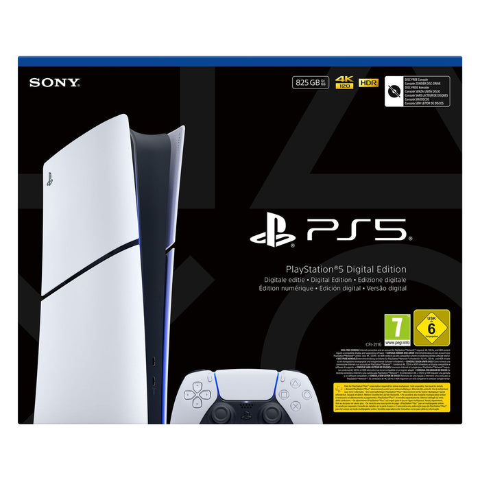 Sony PlayStation 5 Slim Digital Edition 825GB - White