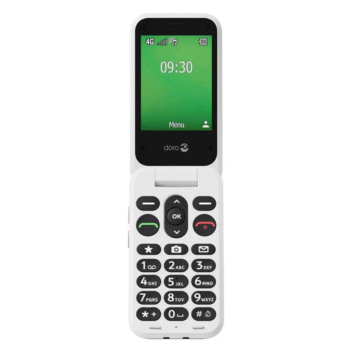 Produktbild Funktionstelefon - Doro Leva E30 7,11 cm (2.8) 142,7 g Schwarz, Weiß Funktionstelefon