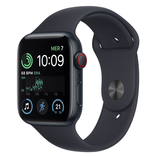 Produktbild Smartwatch - Apple Watch SE 2022 4G 44mm Mitternacht Sportarmband Mitternacht