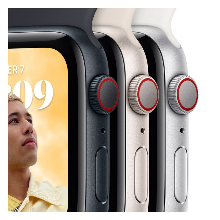 Apple Watch SE 2022 4G 44mm Mitternacht Sportarmband Mitternacht