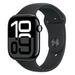 Apple Watch Series 10 4G 46mm Aluminium Diamantschwarz Sportarmband Schwarz M/L