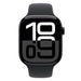Apple Watch Series 10 4G 46mm Aluminium Diamantschwarz Sportarmband Schwarz M/L
