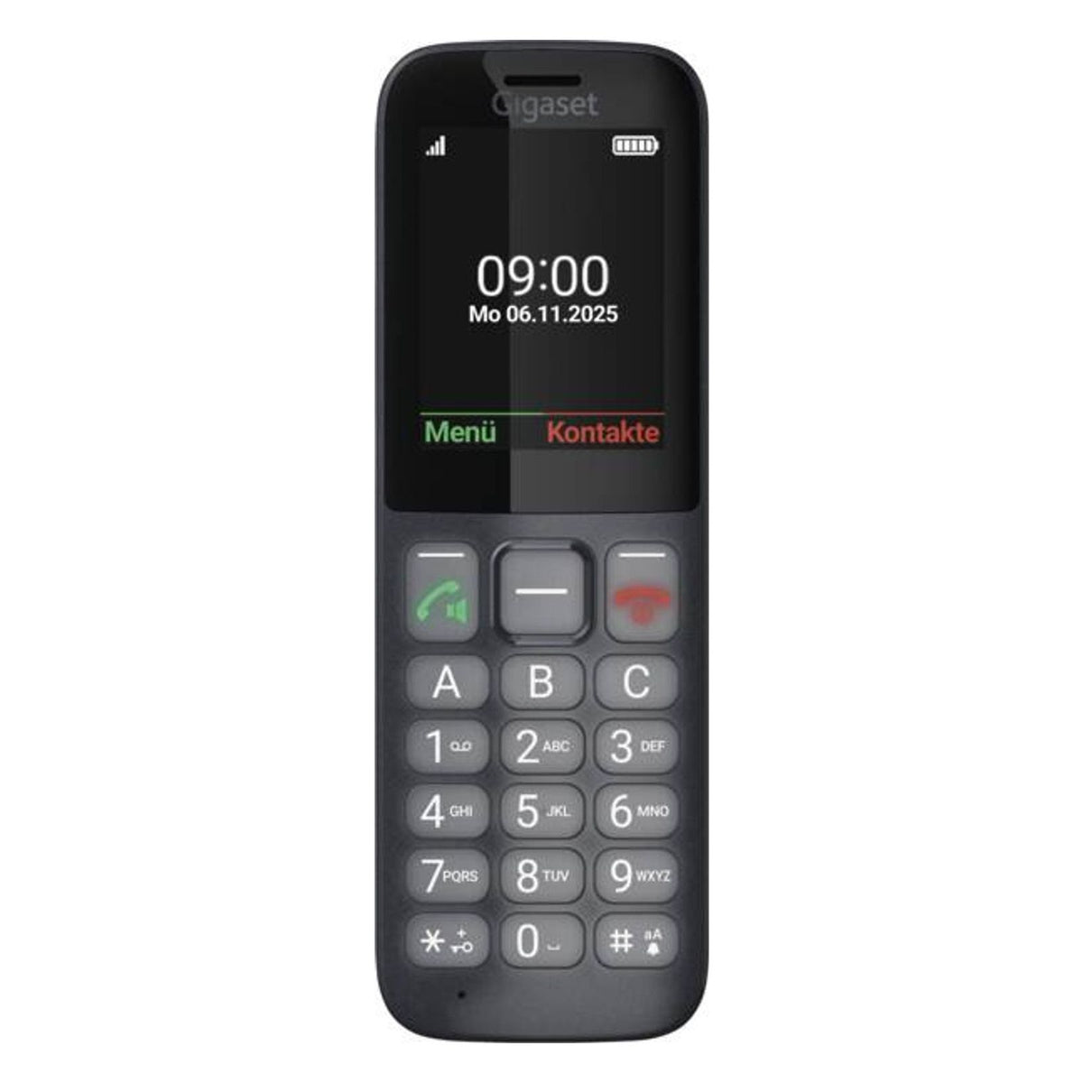 Produktbild Funktionstelefon - Gigaset Comfort 600 SIM 6,1 cm (2.4) 118 g Schwarz, Grau